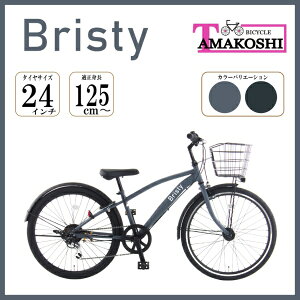 タマコシ|Tamakoshi 24型 子供用自転車 ブリスティ 246(外装6段変速) マットブルー2025年モデル【キャンセル・返品不可】 【代金引換配送不可】