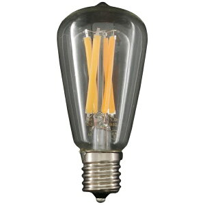 STE|エス・ティー・イー LED電球 E17 ミニアンティーク フィラメント クリア 電球色 調光器対応 デコライトフィラメントスタンダード LDS4L-E17/24/S/D [E17 /一般電球形 /30W相当 /電球色 /1個 /全方
