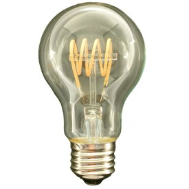 STE｜エス・ティー・イー LED電球 E26 一般電球形 フィラメント クリア 電球色 調光器対応 デコライトフィラメントらせん LDA4L-G/C/24/D [E26 /一般電球形 /30W相当 /電球色 /1個 /全方向タイプ]
