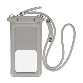 OWLTECH｜オウルテック 防水ケース 水に浮く！ニュアンスカラー 完全防塵・防水 IP68取得 ラテグレージュ OWL-WPCSP10R-GY