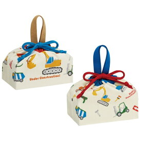 Skater｜スケーター ランチ巾着（2P）　はたらくクルマ