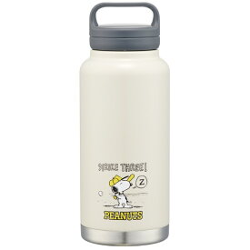 【エントリーで最大全額ポイント還元｜12/11まで】 Skater｜スケーター スクリューハンドル ステンレスマグボトル1000ml スヌーピー／ベースボール