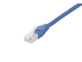 BUFFALO｜バッファロー LANケーブル ブルー BSLS6ANU02BL [0.2m /カテゴリー6A /スタンダード]