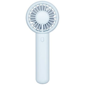 GREEN HOUSE｜グリーンハウス ミニ手持ちダブルファン USB充電式 ブルー GH-FANHHU-BL