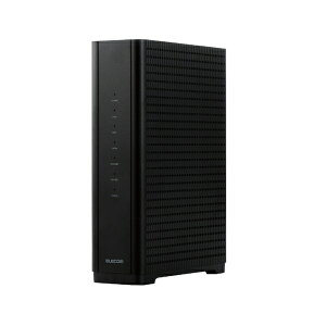 ELECOMbGR Wi-Fi[^[ 5765+2882+688Mbps ubN WRC-BE94XSD-B [Wi-Fi 7(be) /IPv6Ή]