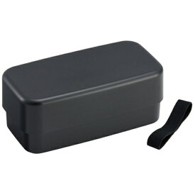 Skater｜スケーター 箸付き弁当箱2段1000ml　アッシュブラック