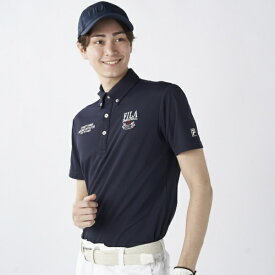 フィラゴルフ｜FILA GOLF メンズ 半袖シャツ ネイビー 745606 [メンズ /LLサイズ]【返品交換不可】
