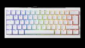 DUCKY�b�_�b�L�[ �Q�[�~���O�L�[�{�[�h(���s�b�h�g���K�[�Ή�) One X Mini Wireless Pure White 60% Ducky AI Switch(�p��z��) �z���C�g dk-onex-mini-wireless-pw-dai [�L���E���C�����X /�p��z��]