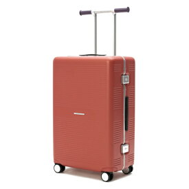 RAWROW｜ロウロー スーツケース R TRUNK FRAME フレームタイプ 旅行日数目安： 7〜8泊 88L TSAロック搭載 預け入れ無料 スカイコーラル R-TRUNK-FRAME-88L-SCO [TSAロック搭載]