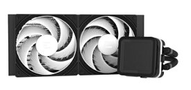 ZALMAN｜ザルマン 水冷CPUクーラー 120mmファンx2 [LGA1851/1700/1200/1156/1155/1151/1150・AM5/AM4] ブラック ALPHA2 DS A24 BLACK