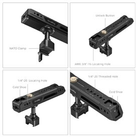 SmallRig｜スモールリグ 4152 NATOクランプ付き回転式トップハンドル SR4152