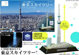 【2025年07月31日発売】 童友社｜DOYUSHA 情景モデル　1/3000 東京スカイツリー【発売日以降のお届け】 【代金引換配送不可】