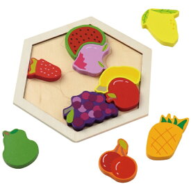 アーテック｜Artec 木製六角パズル　フルーツ 21764