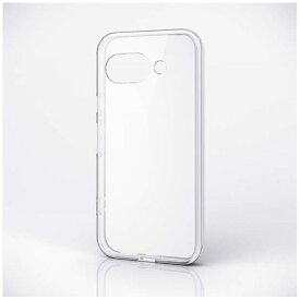 ELECOM｜エレコム Google Pixel 9a ケース ハイブリッド カバー 衝撃吸収 カメラレンズ保護設計 ワイヤレス充電可 ストラップホール付 極み設計 クリア PM-P251HVCKCR