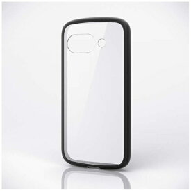 ELECOM｜エレコム Google Pixel 9a ケース ハイブリッド カバー 衝撃吸収 軽量 薄型 カメラレンズ保護設計 ワイヤレス充電可 ストラップホール付 ストラップホールシート付 TOUGH SLIM LITE ブラック PM-P251TSLFCBK