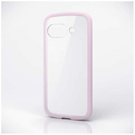 ELECOM｜エレコム Google Pixel 9a ケース ハイブリッド カバー 衝撃吸収 軽量 薄型 カメラレンズ保護設計 ワイヤレス充電可 ストラップホール付 ストラップホールシート付 TOUGH SLIM LITE ピンク PM-P251TSLFCPN