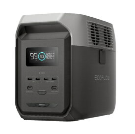 【エントリーで最大2万ポイント当たる｜6/25まで】 EcoFlow｜エコフロー ポータブル電源 DELTA 3 1500 EFDELTA1500JPBC [リン酸鉄リチウムイオン電池 /15出力 /AC・DC充電・ソーラー(別売) /USB Power Delivery対応]