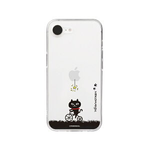 ROA�b���A iPhone 16e�@�\�t�g�N���A�P�[�X�@�l�R�}���W���E abbi FRIENDS �T�C�N�����O ABF27545i16E