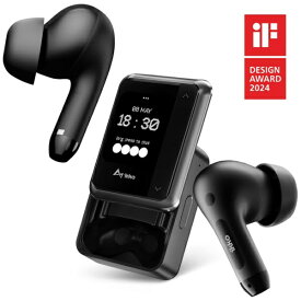 ikko Audio｜アイコーオーディオ 完全ワイヤレスイヤホン ActiveBuds ジェットブラック AB02SIGB-BLK [ワイヤレス(左右分離) /ノイズキャンセリング対応 /Bluetooth対応]