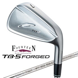 フォーティーン｜FOURTEEN アイアン 5本セット #6〜9、PW TB-5 FORGED 2025 [FS-90i オリジナルスチールシャフト /R /メンズ /右利き用]