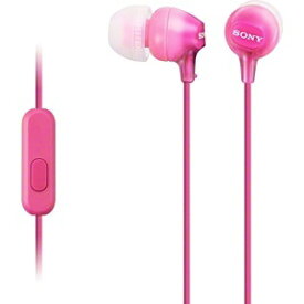 SONY｜ソニー イヤホン カナル型 MDR-EX15AP ピンク [φ3.5mm ミニプラグ][MDREX15APPI]