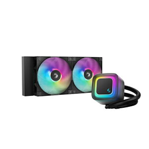 DEEPCOOLbfB[vN[ CPUN[[ 120mmt@x2 [LGA1851/1700/1200/1155/1151/1150EAM5/AM4] LE240 V2 ubN R-LE240-BKAMMC-G-2