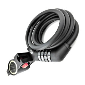 FORCE 4桁ダイヤルロック 180cm ブラケット付 ブラック 80018