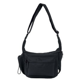 FULCRO ショルダーバッグ カジュアルバッグ A5サイズ収納 撥水 ブラック fma-0023-BK