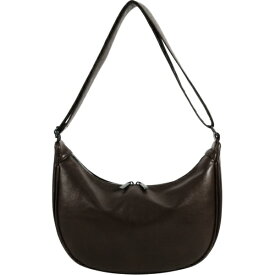 Fulcro｜フルクロ ショルダーバッグ カジュアルバッグ A5サイズ収納 フェイクレザー ダークブラウン fca-1001-DBR