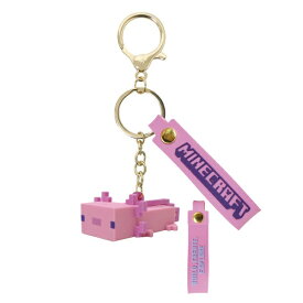 ケイカンパニー｜Kcompany Minecraft マスコットキーホルダー ウーパールーパー/ピンク MCT-MA-UP