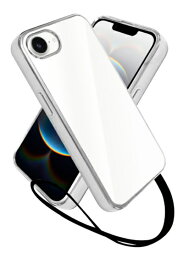 shizukawill｜シズカウィル iPhone16e サイドメッキ ケース カバー クリアケース シルバー×クリア APIPSE4CLSR