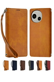 shizukawill｜シズカウィル AQUOS R9 SH-51E 本革調 手帳型 ケース ライトブラウン SHAQR9LBR