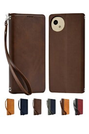 shizukawill｜シズカウィル AQUOS wish4 SH-52E 本革調 手帳型 ケース ダークブラウン SHAQW4DBR