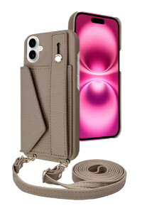 shizukawill�b�V�Y�J�E�B�� iPhone 16 �P�[�X �J�o�[ �V�����_�[�P�[�X �A�C�t�@���f5 �X�g���[�g���[�h �O���[�u���E�� APIP16IF51BR