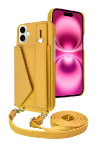 shizukawill�b�V�Y�J�E�B�� iPhone 16 �P�[�X �J�o�[ �V�����_�[�P�[�X �A�C�t�@���f5 �X�g���[�g���[�h �}�X�^�[�h APIP16IF51YE