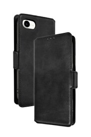shizukawill｜シズカウィル iPhone16e 手帳型 ケース カバー 本革調 レザーケース シズカウィルRe ブラック APIPSE4V2BLACK