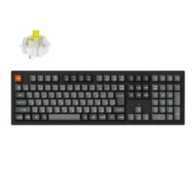 Keychron｜キークロン キーボード K10 Max RGBライト(バナナ軸) K10M-H4-JIS [有線・ワイヤレス /Bluetooth・USB]