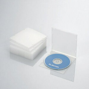 ELECOMbGR Blu-ray/DVD/CDΉ XP[X 1[×10 NA CCD-JPCS10CR[CCDJPCS10CR]