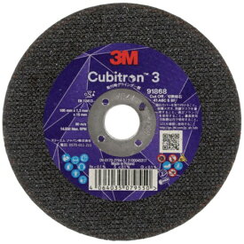 スリーエムジャパン研磨材製品事業部 3M キュービトロン3 切断砥石 4COW91868IBX5 105mm 5枚入り