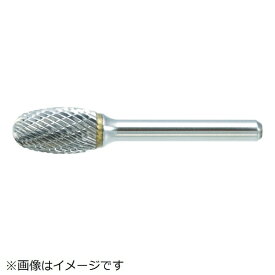 トラスコ中山｜TRUSCO NAKAYAMA 超硬バー　タマゴ型　Φ9．5X刃長16X軸6　シングルカット　TB6C095S