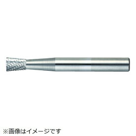 トラスコ中山｜TRUSCO NAKAYAMA 超硬バー　逆テーパー型　Φ6X刃長8X軸6　シングルカット　TB52C060S