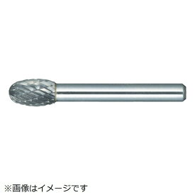 トラスコ中山｜TRUSCO NAKAYAMA 超硬バー　タマゴ型　Φ12.7X刃長22X軸6　コースカット　TH6C127