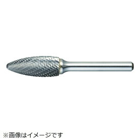 トラスコ中山｜TRUSCO NAKAYAMA 超硬バー　楕円型　Φ19X刃長41X軸6　シングルカット　TB51C190S