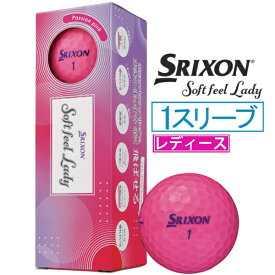 ダンロップ スリクソン｜DUNLOP SRIXON レディース ゴルフボール SOFT FEEL LADY ソフトフィールレディ パッションピンク [3球（1スリーブ）]