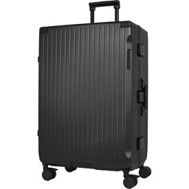 SKY NAVIGATOR｜スカイナビゲーター スーツケース フレームタイプ 旅行日数目安：1週間以上 87L TSAロック搭載 預け入れ無料 ブラック SK-0895-67-BK [TSAロック搭載]