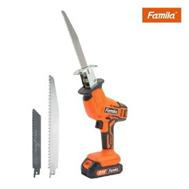 ファミリー・ライフ｜Family-life ファミラ 充電式コードレス電動ノコギリ6点セット 替え刃2枚付き