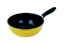 パール金属｜PEARL METAL DELISH KITCHEN いため鍋 炒め鍋 20cm IH対応 ブルーダイヤモンドコート イエロー イエロー HC-758 [IH対応]