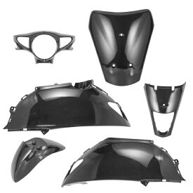 バイクパーツセンター｜BIKE PARTS CENTER 318101 車種別補修カバー　スズキ　レッツ/レッツG　CA4AA　ブラック　外装6点セット