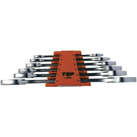 トップ工業｜TOP工業 両口スパナ　6丁組スパナ（ミリ）　L6000