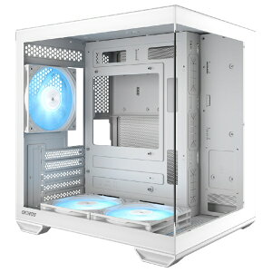 OKINOS�b�I�L�m�X PC�P�[�X [Micro ATX /Mini-ITX] �z���C�g Mirage 4 ARGB White